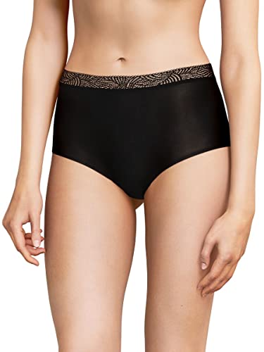 Chantelle Damen Softstretch Uw Bas High Waist Brief Lace Unterwäsche, Schwarz, Einheitsgröße EU im Sale